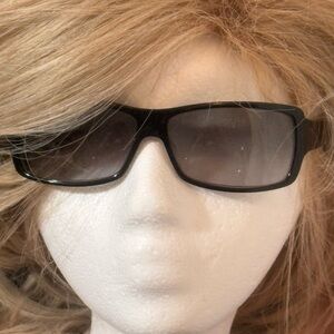 Burberry Black Rectangular Sunglasses